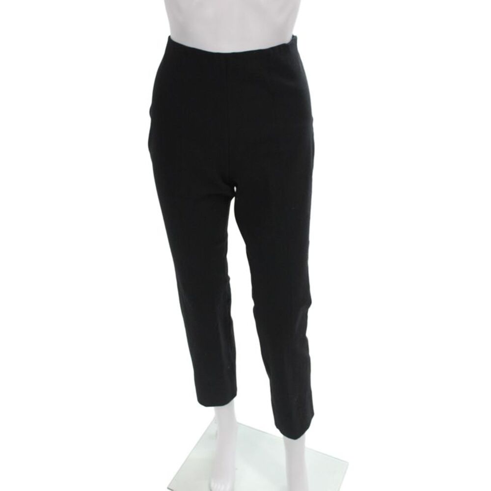 Vince Womens Ankle Dress Pants Black Zip Designer Size M